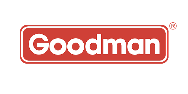 Goodman logo representing residential and commercial HVAC systems, including furnace, heat pump, and air conditioning repair and installation services.