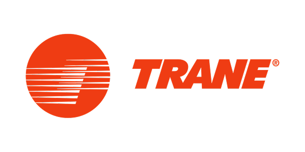 Trane logo representing HVAC systems, heat pumps, furnaces, and air conditioning repair and installation services.